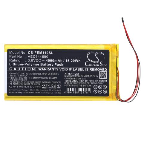 Aec644690 m11 batterie amplificateur ecouteur f