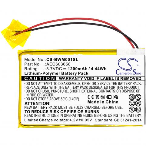 Batterie  bw aec603658 gasalert microclip gas detector