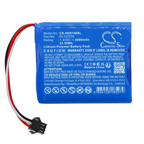 Batterie hantek pl727076 dso 1062b