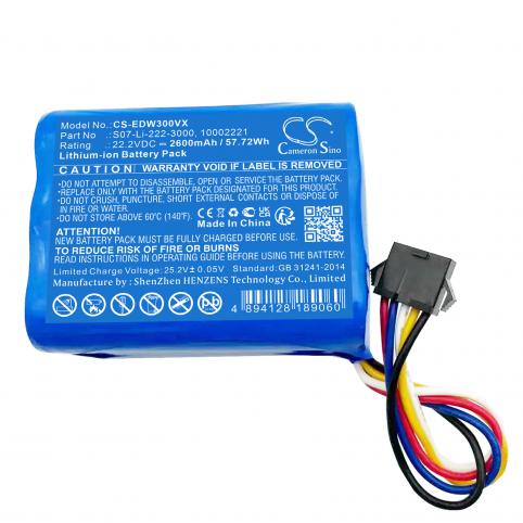 Batterie ecovacs s07 li 222 3000 winbot x
