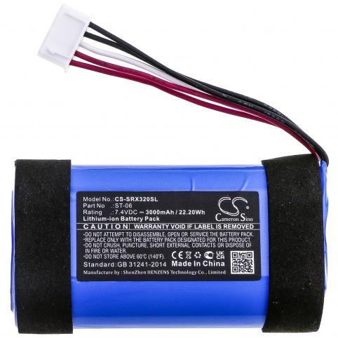 Batterie  sony st-06 srs-xb31