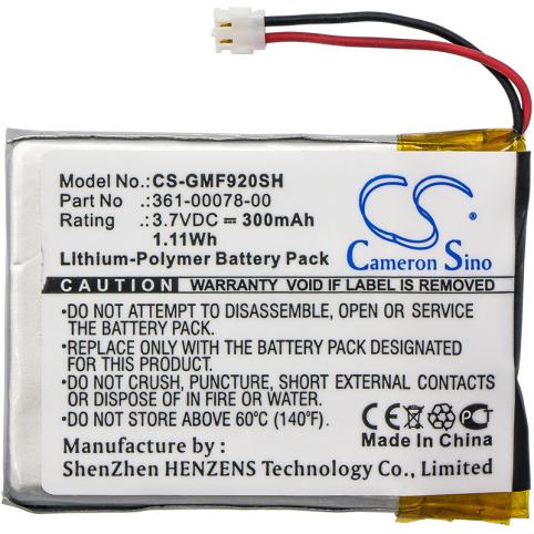 Batterie garmin 361 00078 00 forerunner 920xt