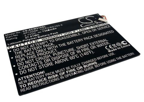 Batterie tablette acer iconia tab w510