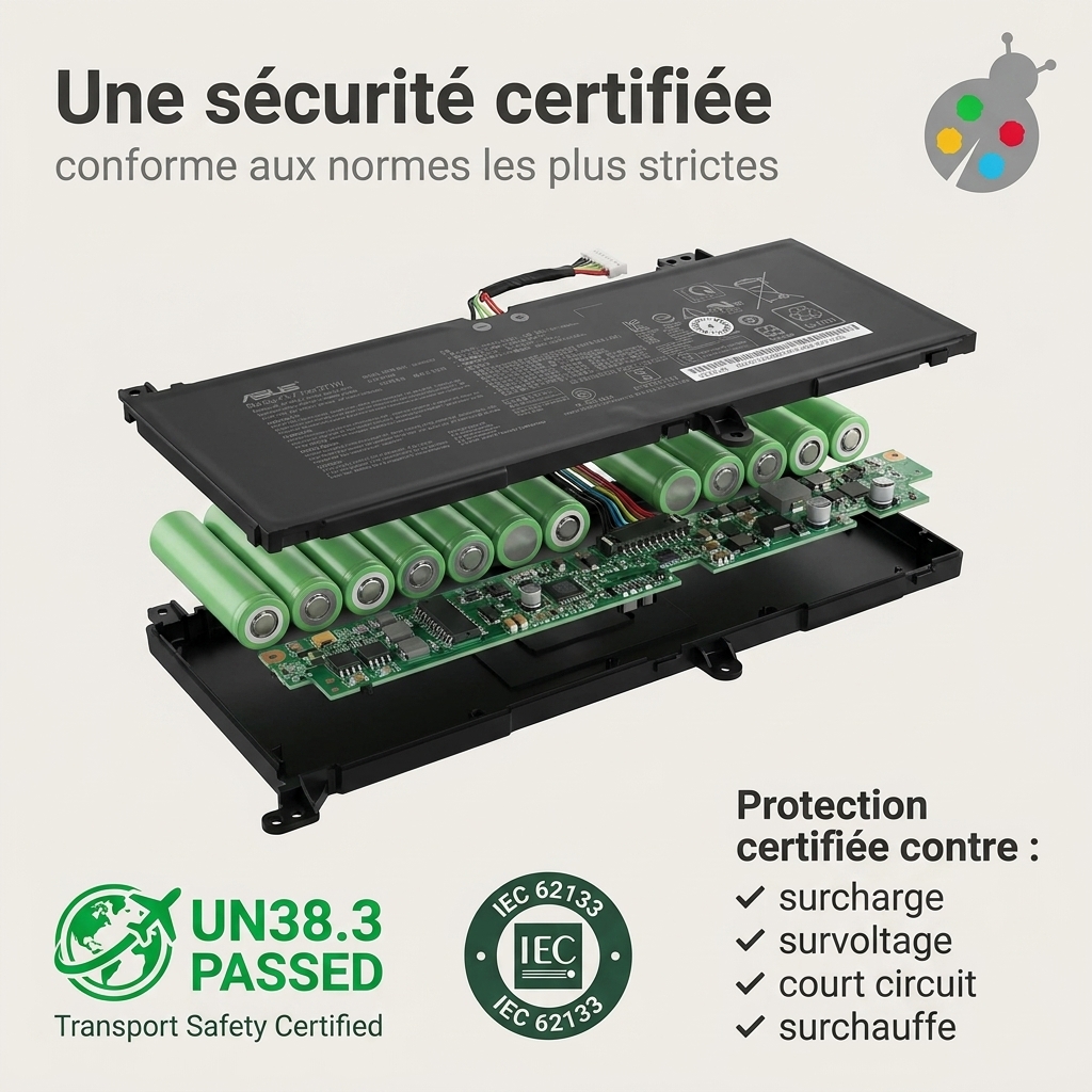 Batterie ordinateur portable asus x515ja
