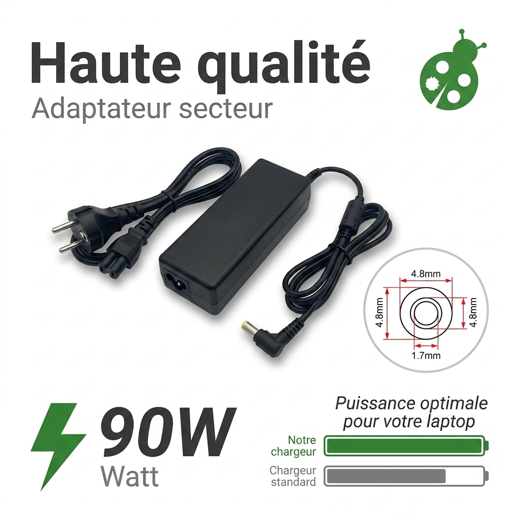 Chargeur ordinateur portable  compaq presario c500 a900