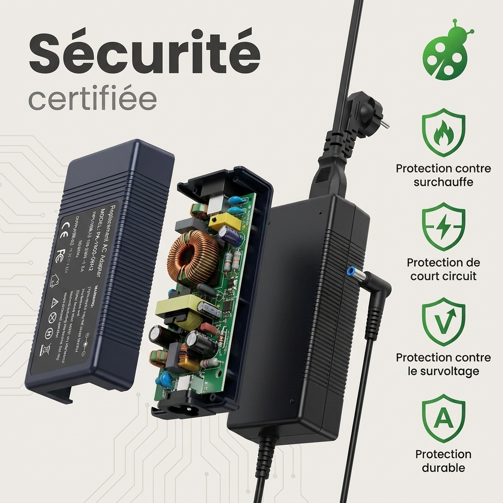 Chargeur ordinateur portable hp  470 g8 1125g4