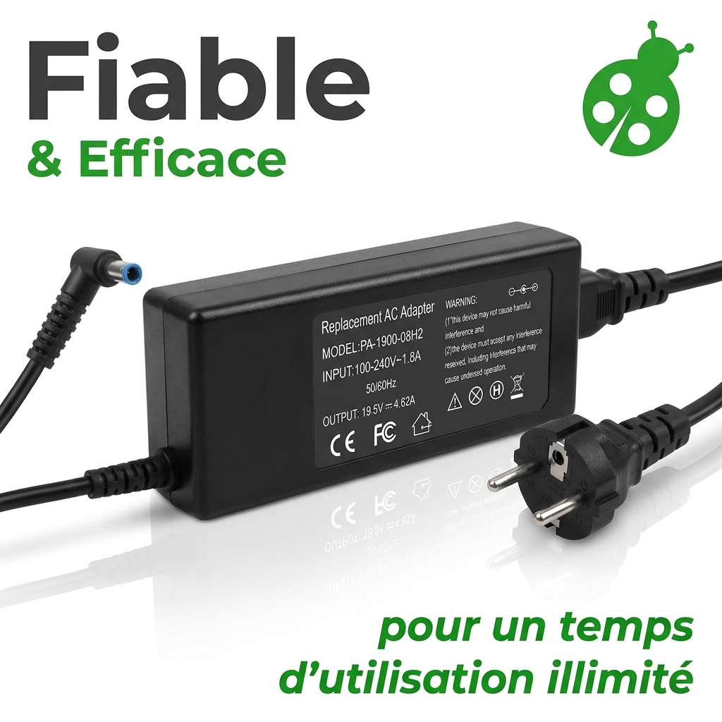 Chargeur ordinateur portable hp  notebook 17 cp0122nf