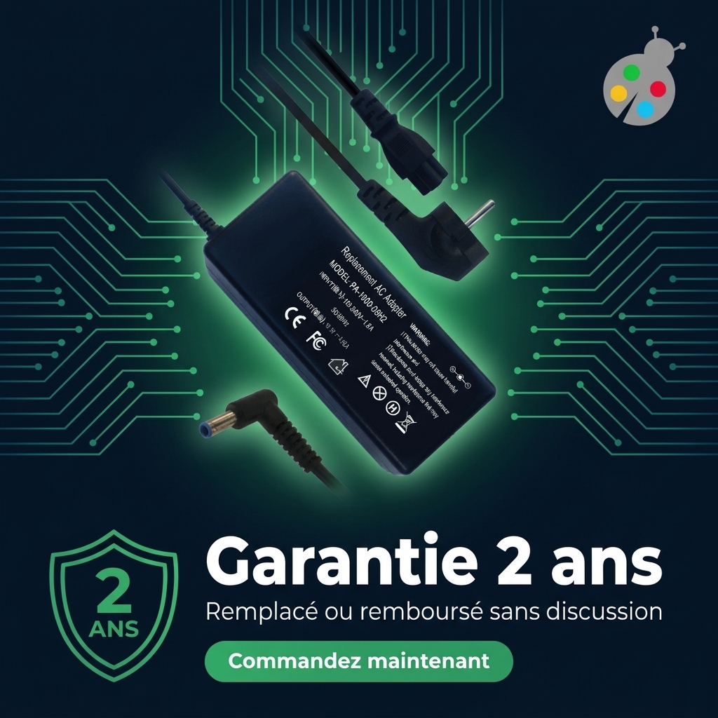 Chargeur ordinateur portable hp  notebook 17 cp0122nf
