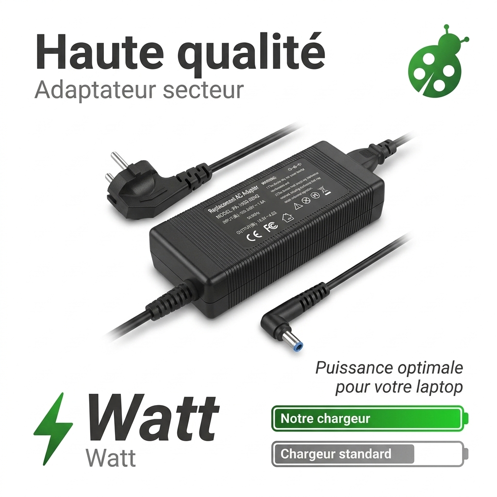 Chargeur ordinateur portable hp  notebook 14s dq1030nf