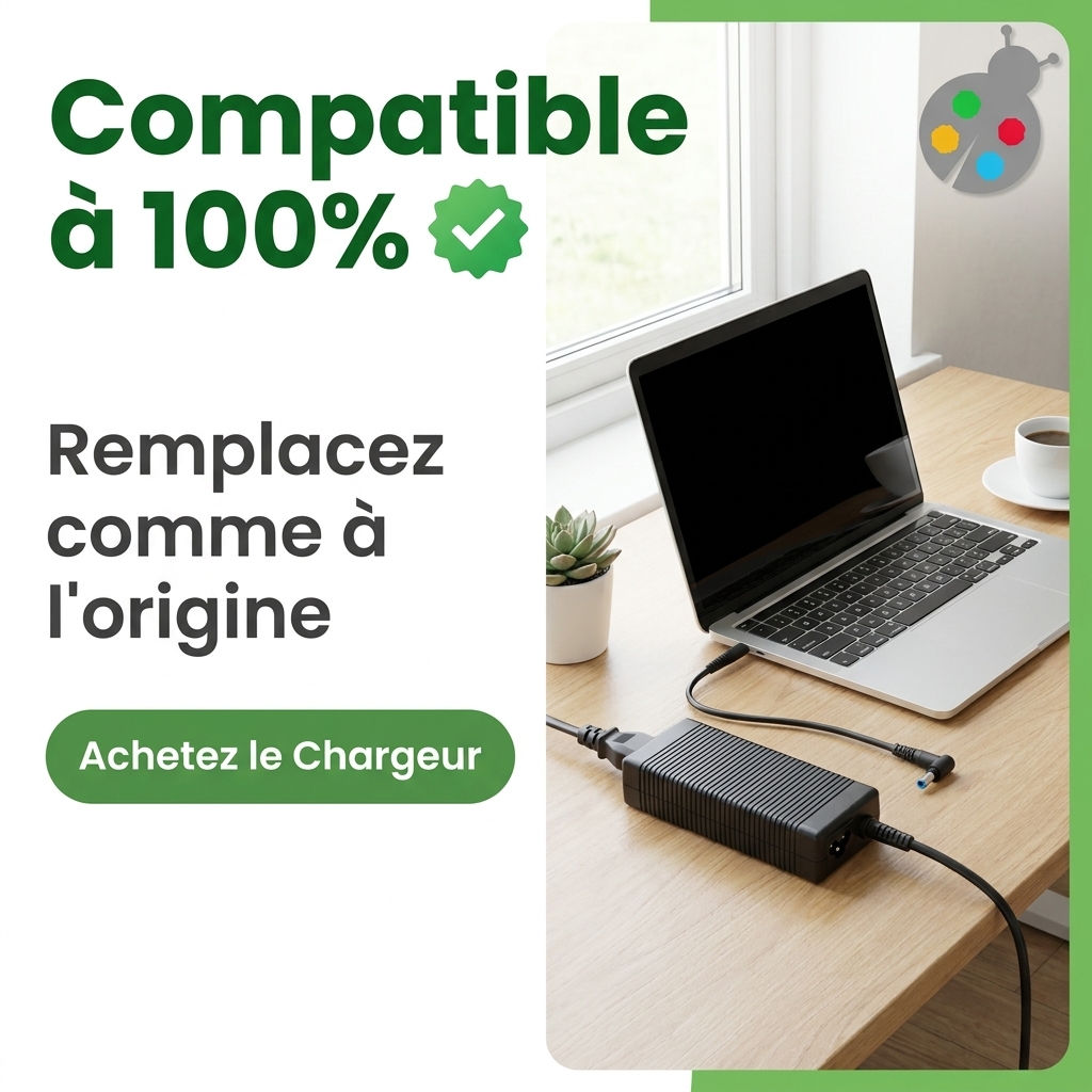 Chargeur ordinateur portable dell latitude 3400