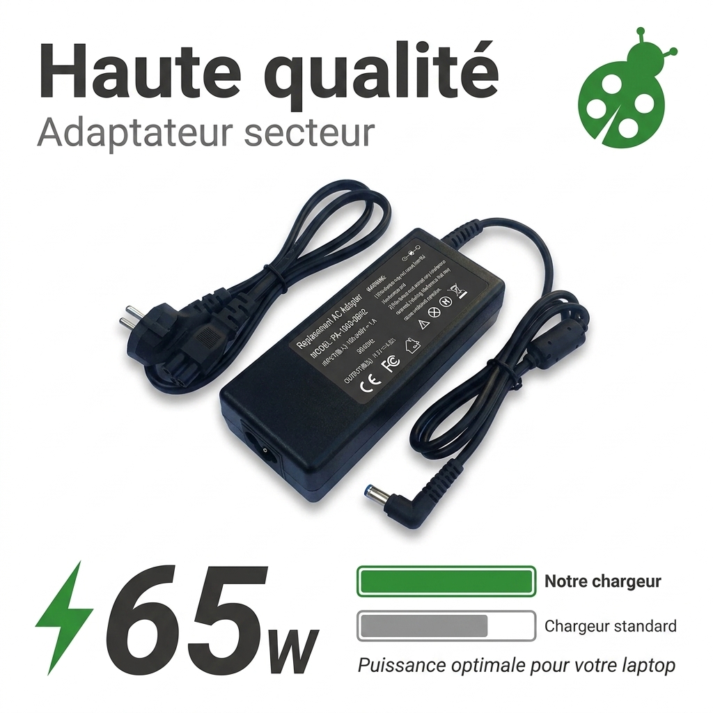 Chargeur ordinateur portable dell vostro 3510