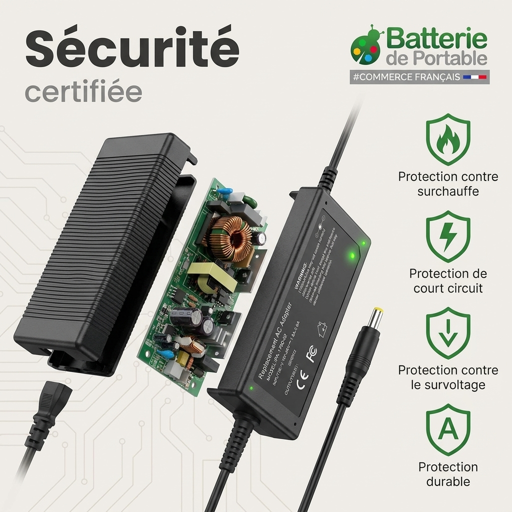 Chargeur ordinateur portable lenovo ideapad 100 15iby