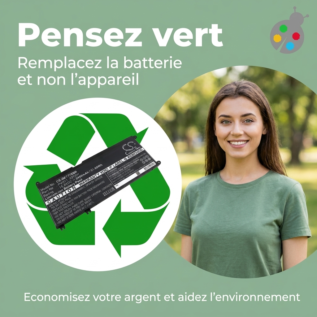 Batterie ordinateur portable dell g3 17 3779