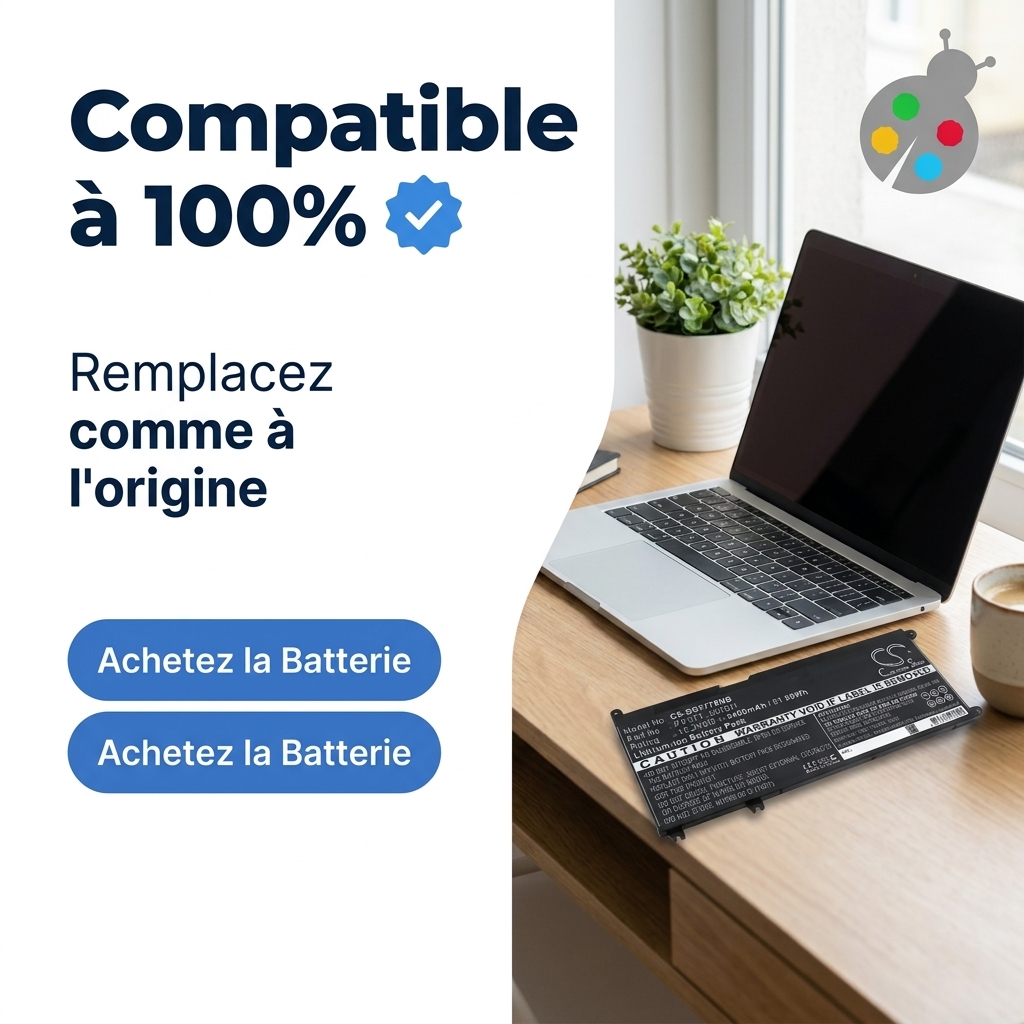 Batterie ordinateur portable dell g3 17 3779