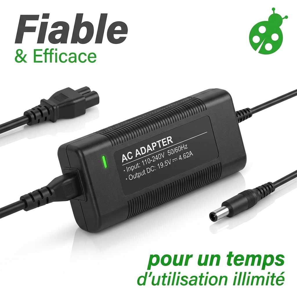 Chargeur ordinateur portable dell latitude 5590 h7x2f
