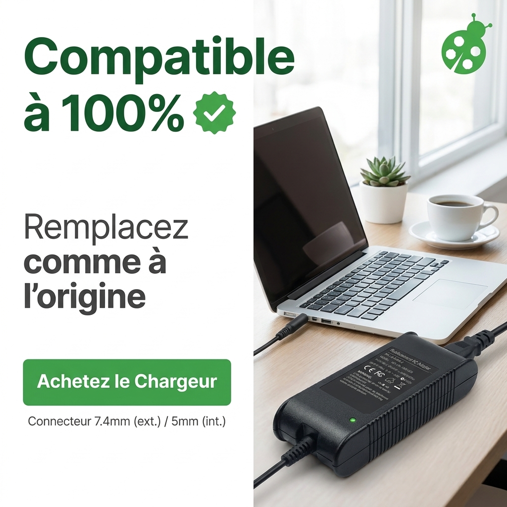 Chargeur ordinateur portable dell latitude 5590 h7x2f