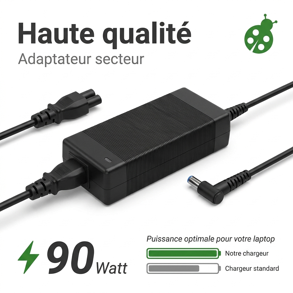 Chargeur ordinateur portable dell inspiron 5518