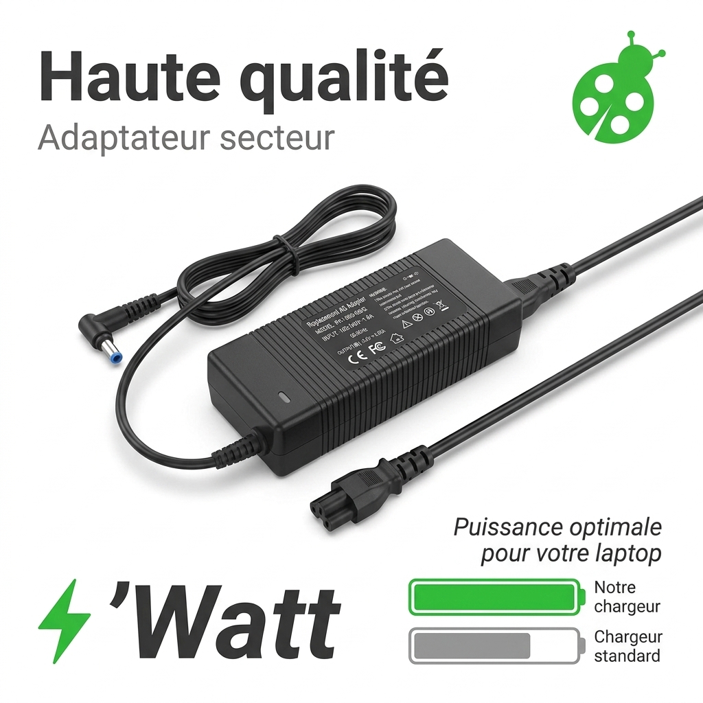 Chargeur ordinateur portable dell inspiron 15 7000 7559