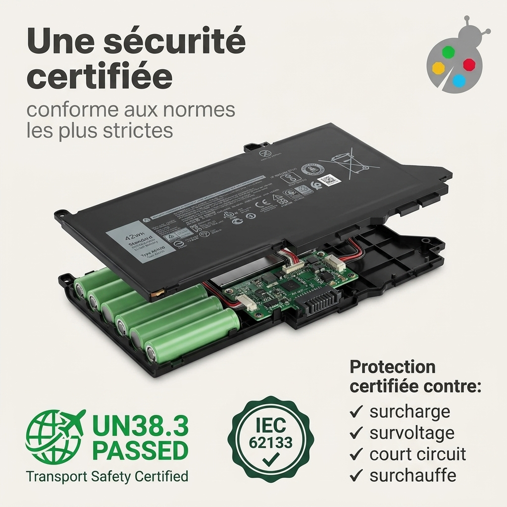 Batterie ordinateur portable dell latitude 5300