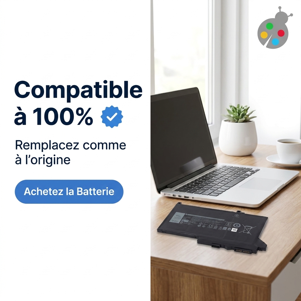 Batterie ordinateur portable dell latitude 5300