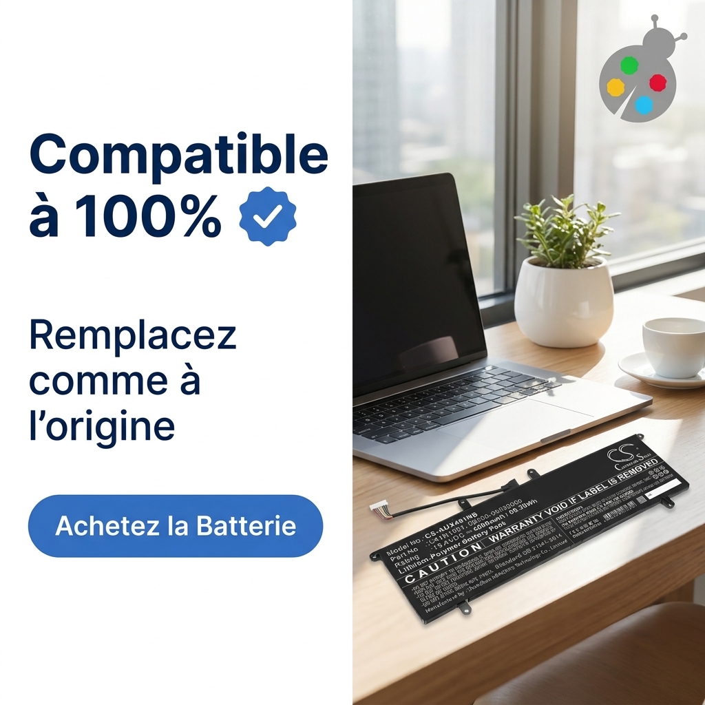 Batterie ordinateur portable asus zenbook duo ux482e