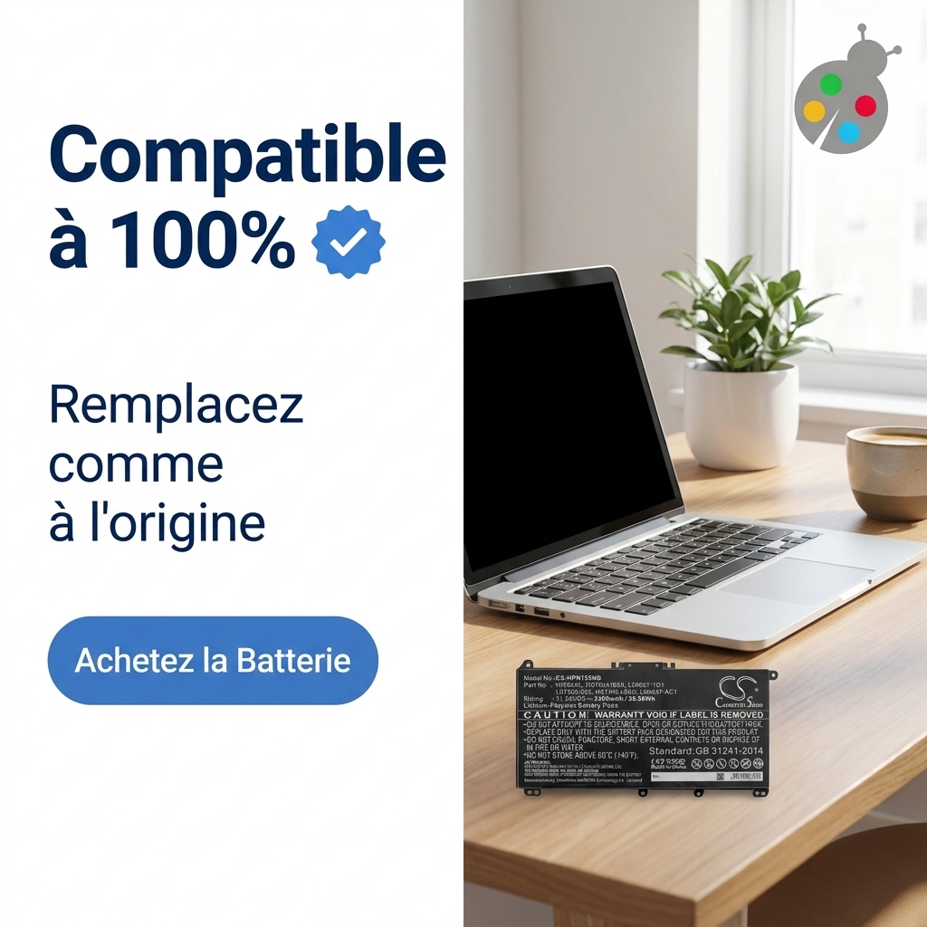 Batterie ordinateur portable hp pavilion 15 eg0073cl