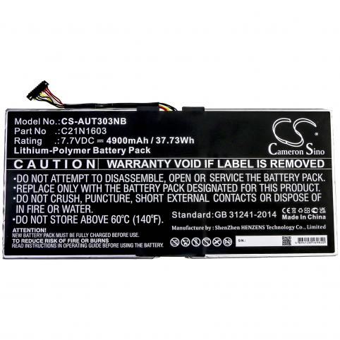 Batterie asus transformer 3 pro t303ua