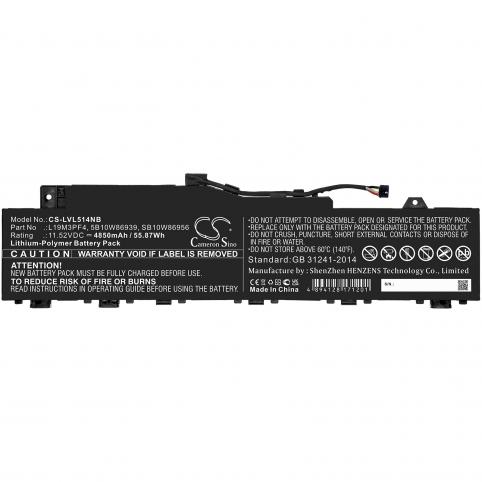 Batterie ordinateur portable lenovo ideapad 5 14are05 81ym000mau