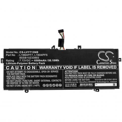 Batterie ordinateur portable lenovo yoga slim 7 carbon 13itl5 82ev002xge