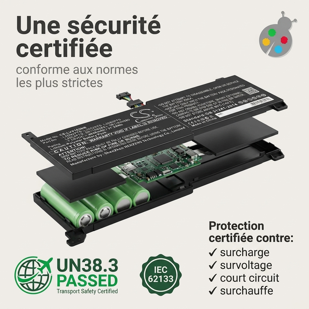 Batterie ordinateur portable lenovo ideapad 3 14itl6