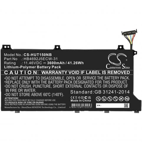 Batterie ordinateur portable huawei matebook d 15 2020