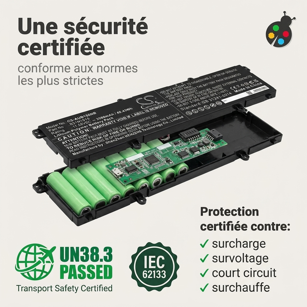 Batterie ordinateur portable asus expertbook b1 b1500c