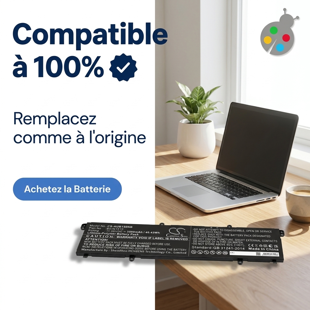 Batterie ordinateur portable asus expertbook b1 b1500c