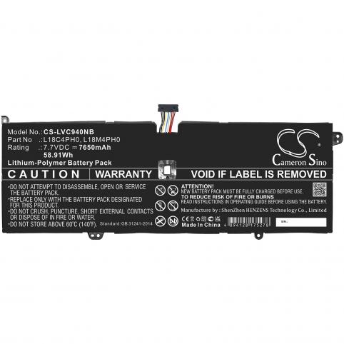 Batterie ordinateur portable lenovo yoga c940 14iil 81q9000uck