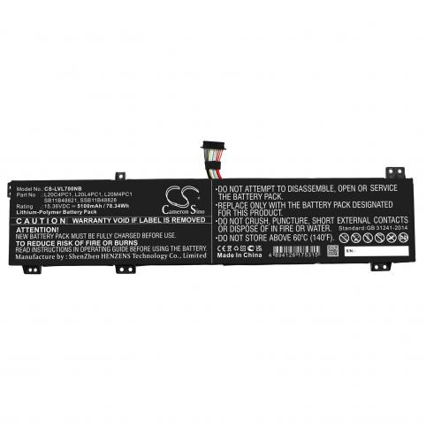 Batterie lenovo legion 5 pro 16ach6h 82jq0019fr