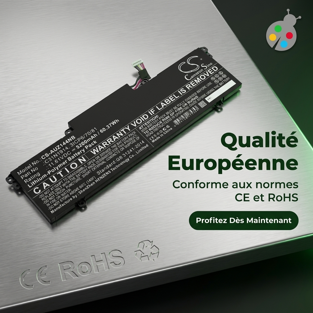 Batterie ordinateur portable asus zenbook 14 ultralight ux435eal