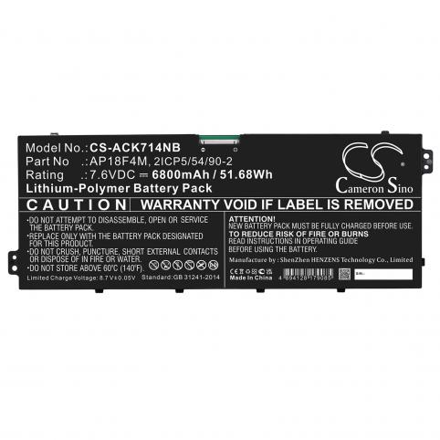 Batterie ordinateur portable acer chromebook 715 cb715 1w 307u