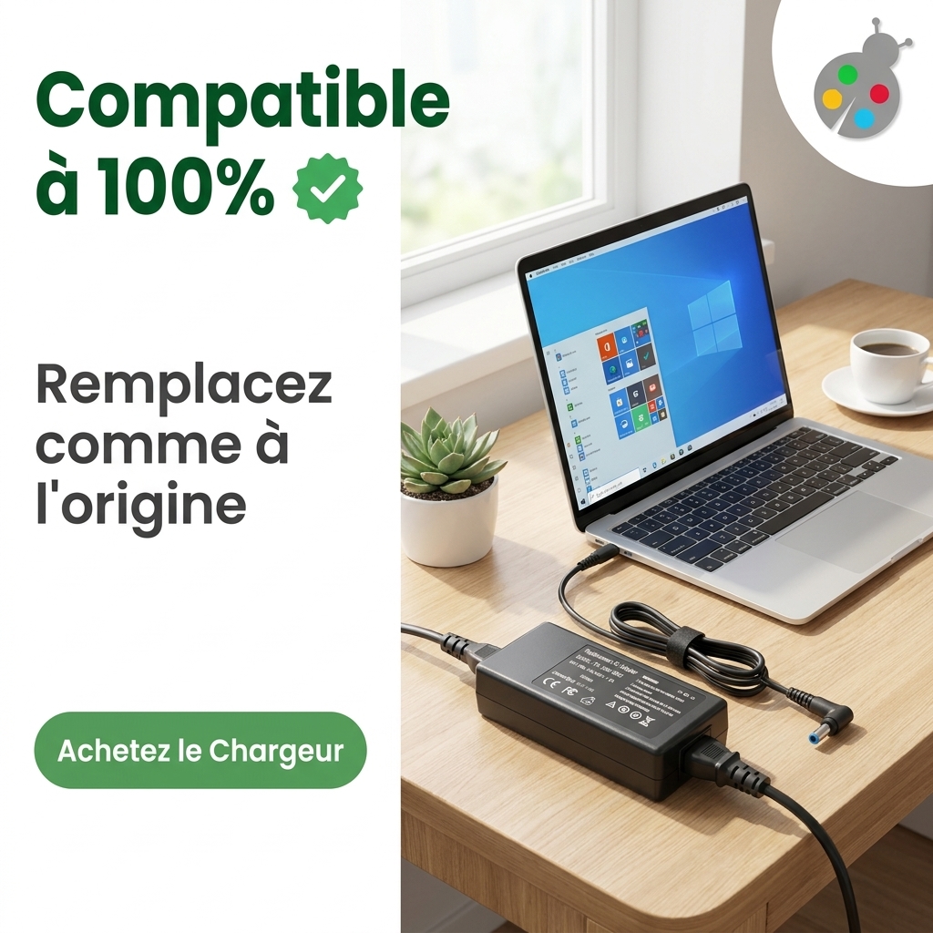 Chargeur ordinateur portable asus expertbook p2 p2451fa eb1528r