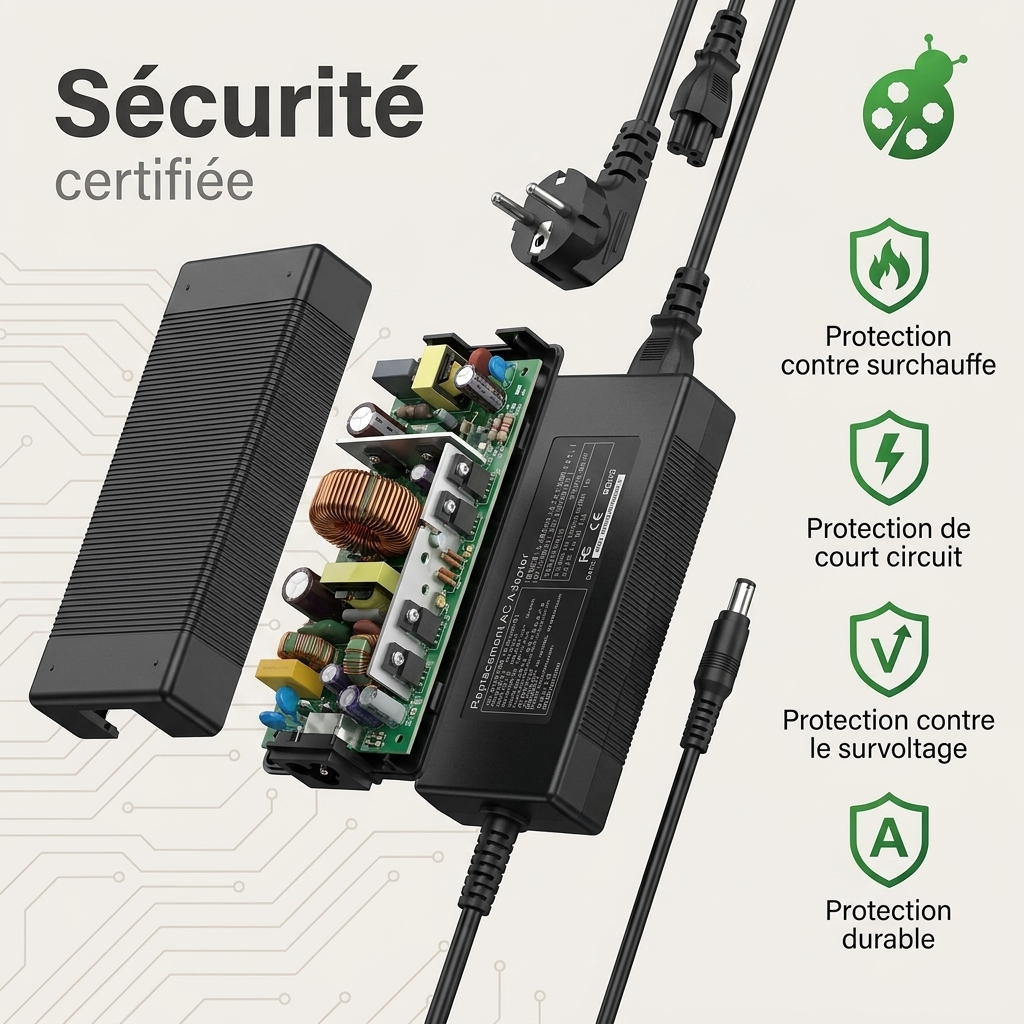 Chargeur ordinateur portable dell inspiron 16 plus 7620