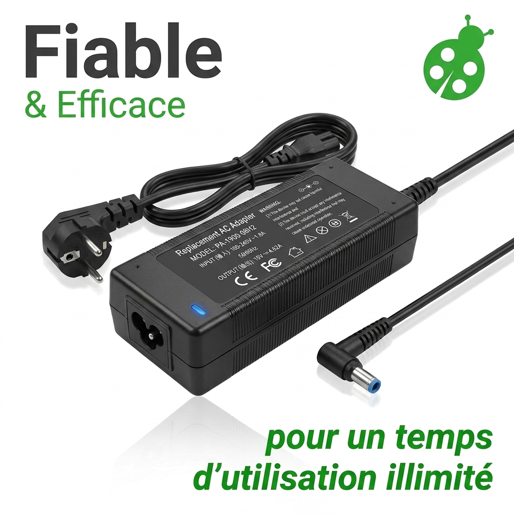 Chargeur ordinateur portable hp  pavilion 15 au113nf