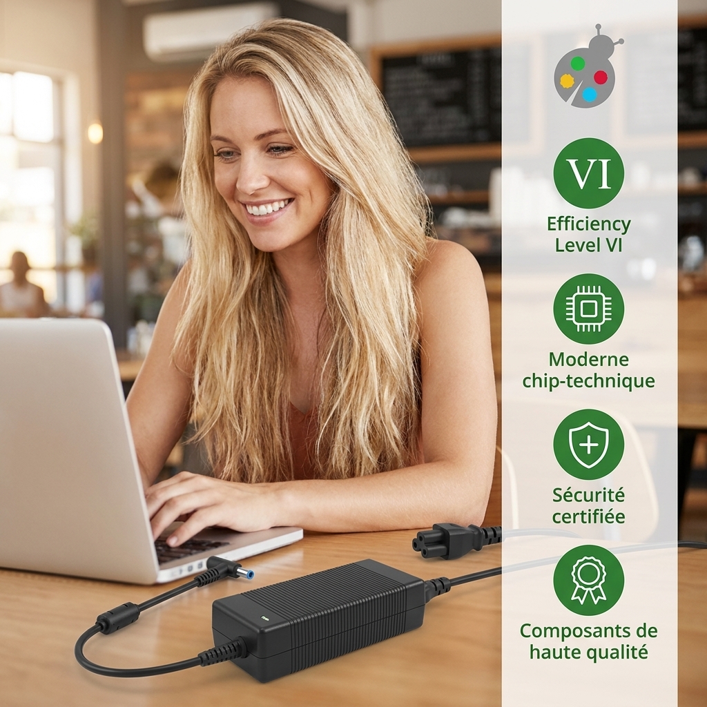 Chargeur ordinateur portable hp  pavilion 15 au113nf