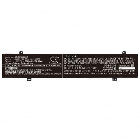 Batterie ordinateur portable asus rog flow x16 gv601re m5051w