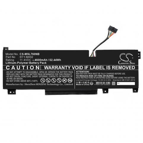 Batterie ordinateur portable msi crosshair 17 a11udk 645