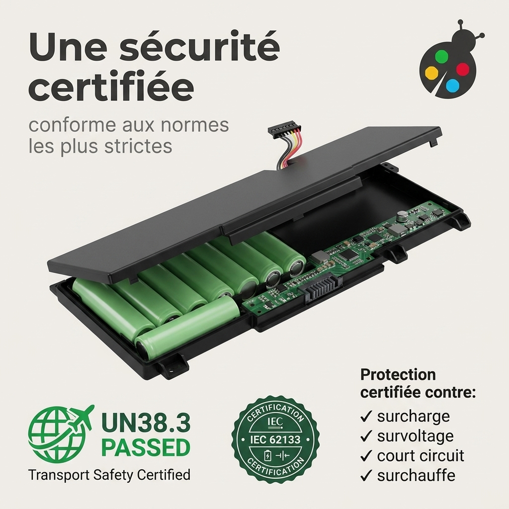 Batterie ordinateur portable msi katana gf76 11sc 484xtr
