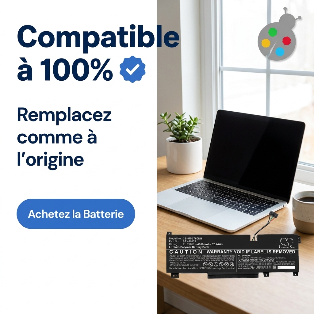 Batterie ordinateur portable msi katana gf76 11sc 484xtr