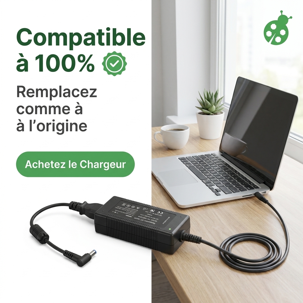 Chargeur ordinateur portable hp  notebook 15