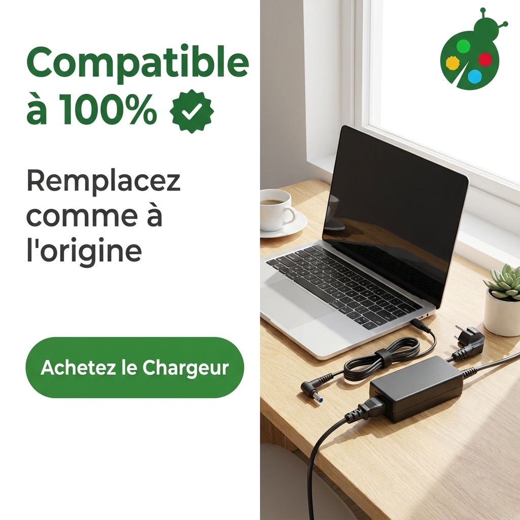 Chargeur ordinateur portable hp  notebook 255 g9