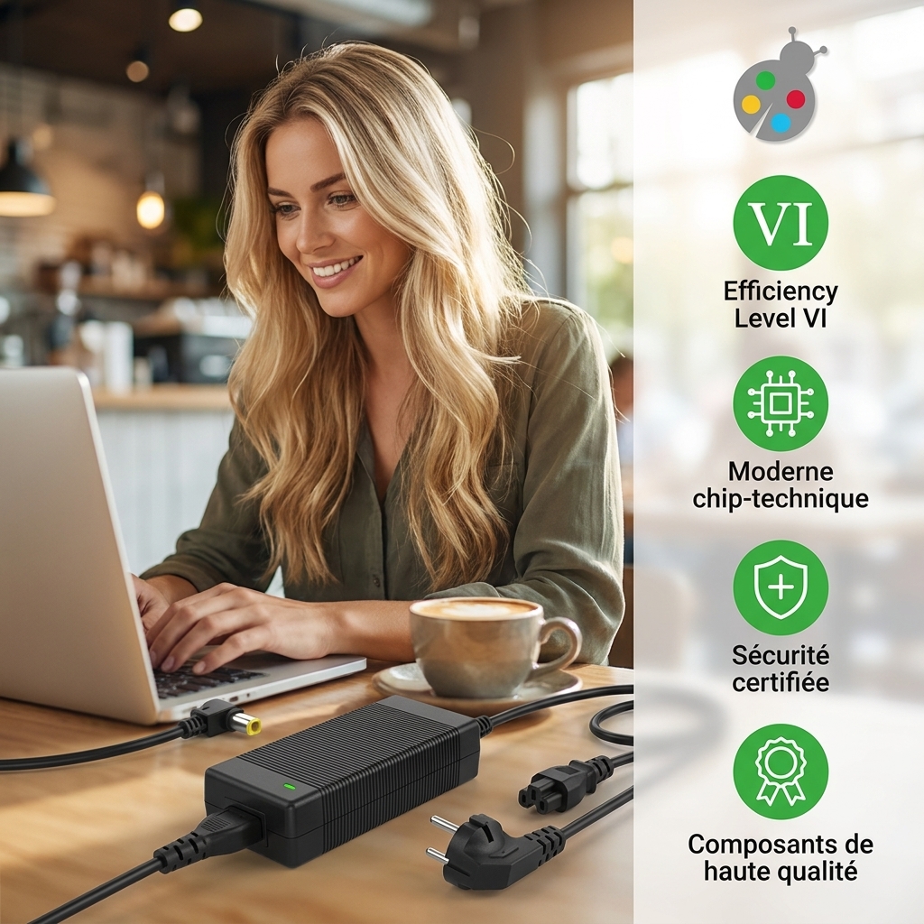 Chargeur ordinateur portable lenovo b50 70 80eu