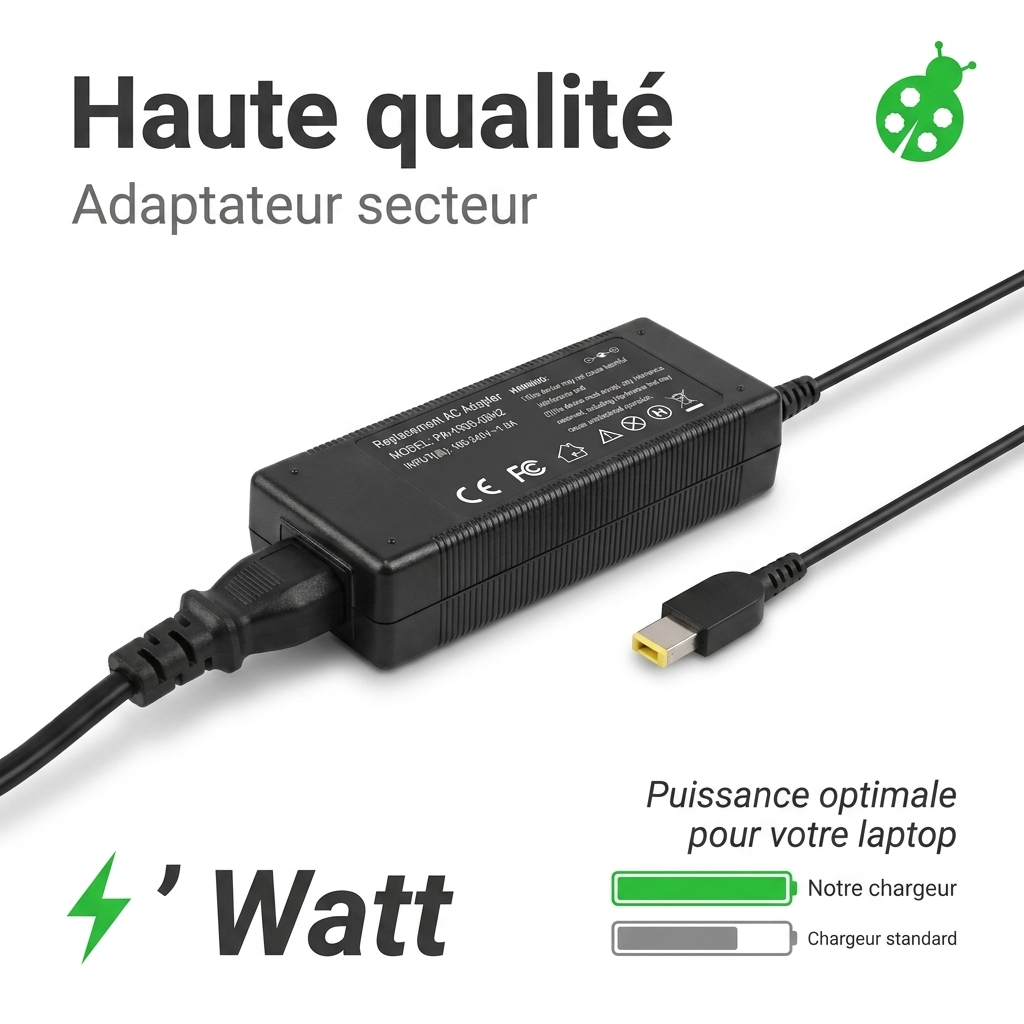 Chargeur ordinateur portable lenovo thinkpad p53 20qn005rus