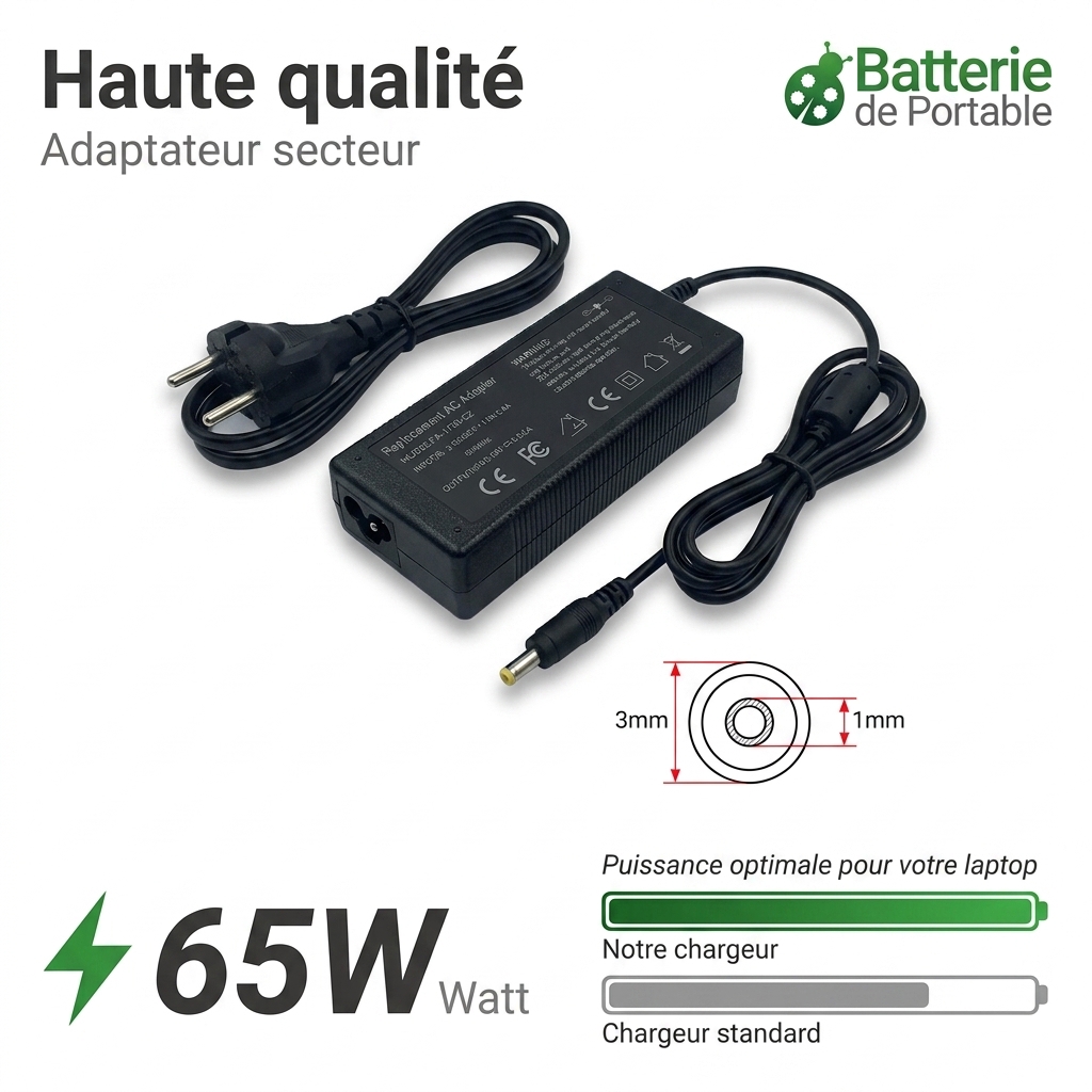 Chargeur acer aspire 3 15 a315 44p